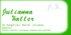 julianna waller business card